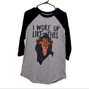 Disney Lion King Scar women’s nightgown. Size xs.